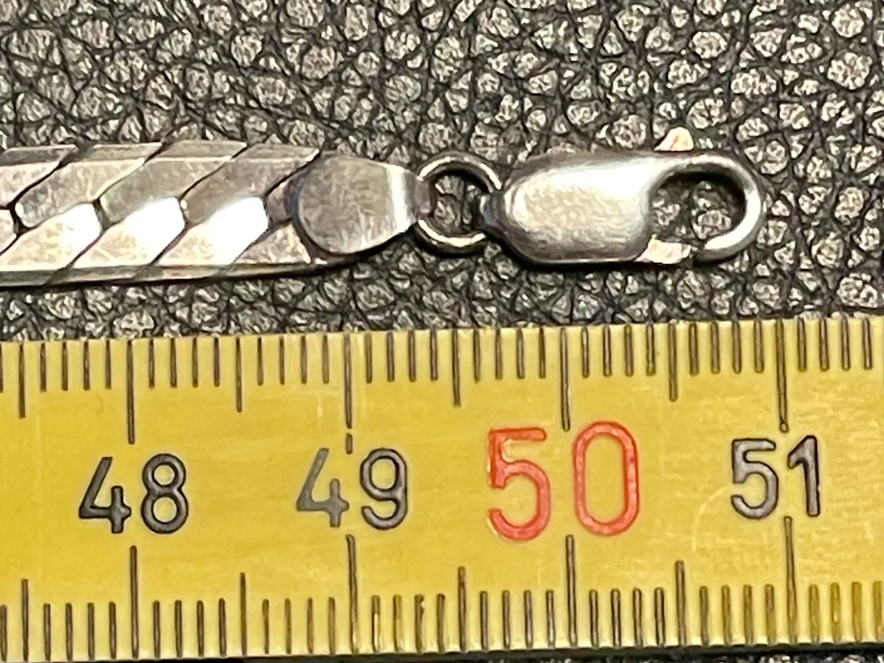 Billede 9 - Stor flot halskæde i 46 g 925 sølv 