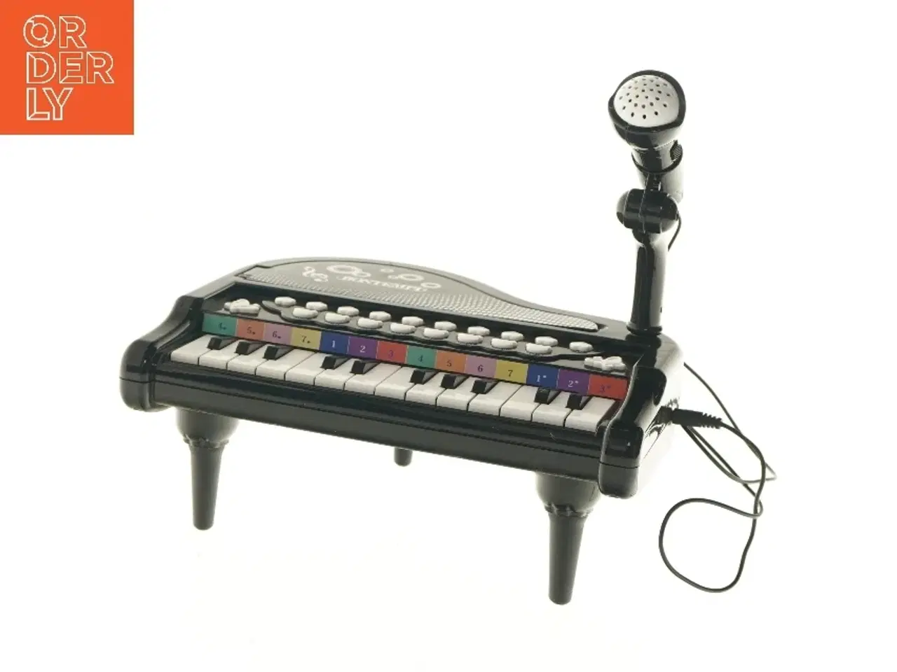 Billede 1 - Legetøjs keyboard med mikrofon fra Bontempi (str. 11x22x27,5 cm)