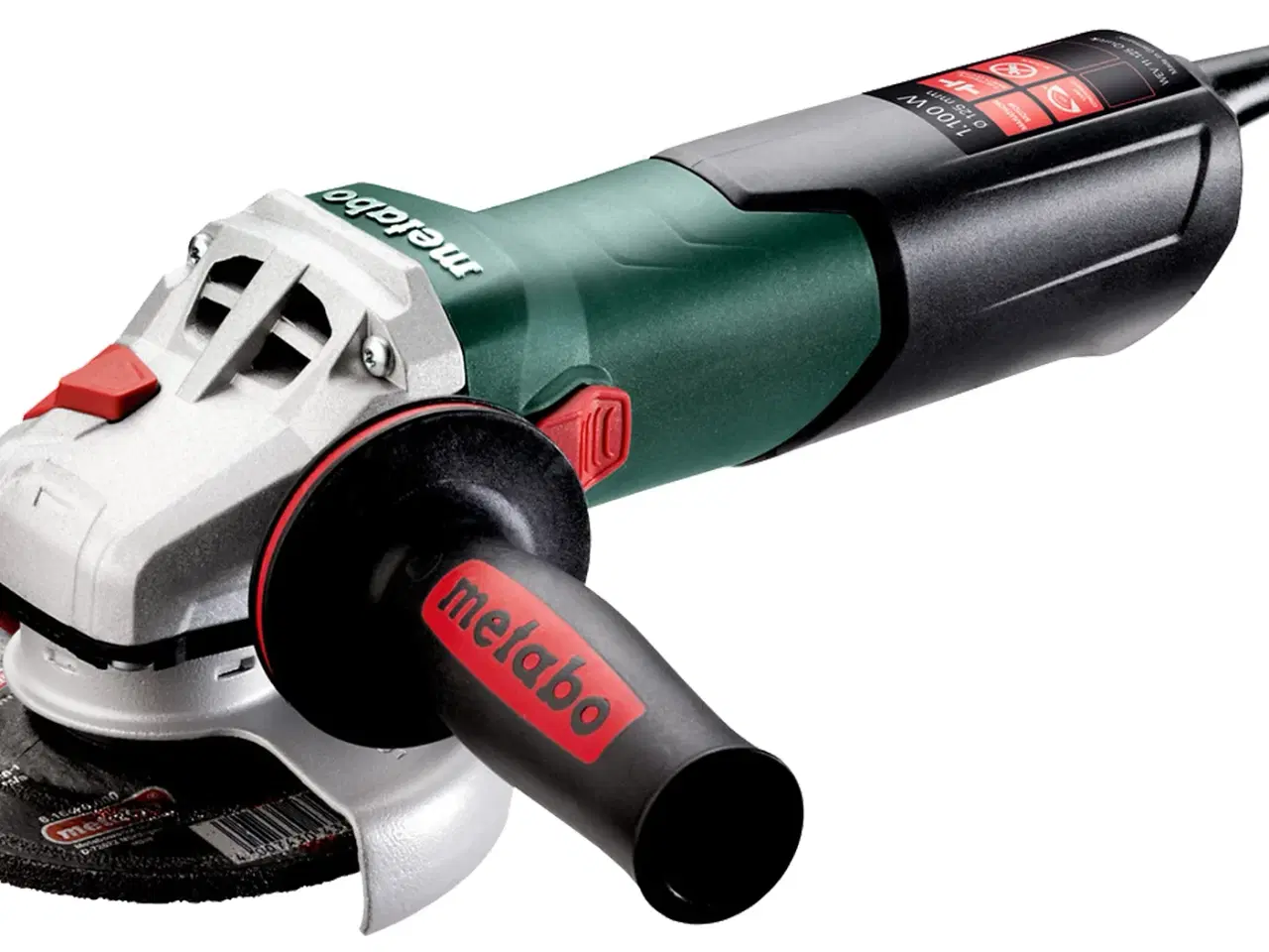 Billede 1 - Vinkelsliber 125mm 1100W WEV 11-125 Q, i kuffert