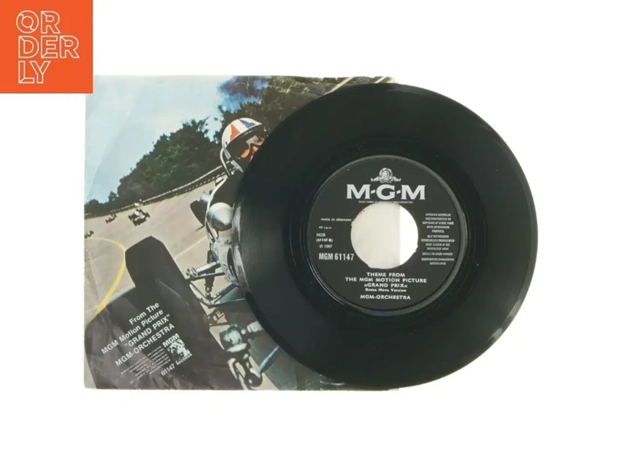 Billede 2 - Vinylsingle med Grand Prix-tema fra Mgm (str. Ø. 18 cm)