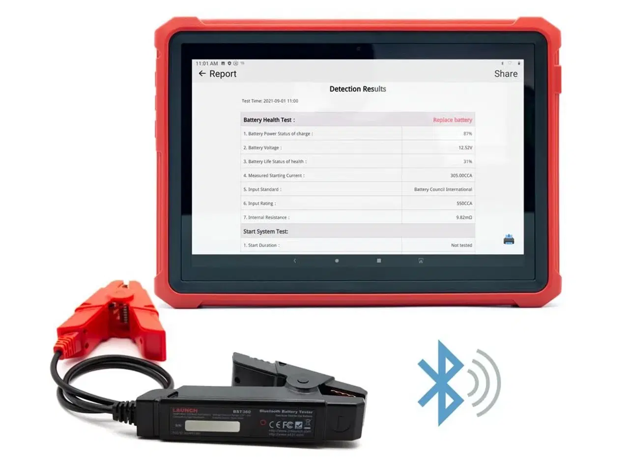 Billede 1 - Launch BST-360 Bluetooth batteritester og analysator for X431 Serien