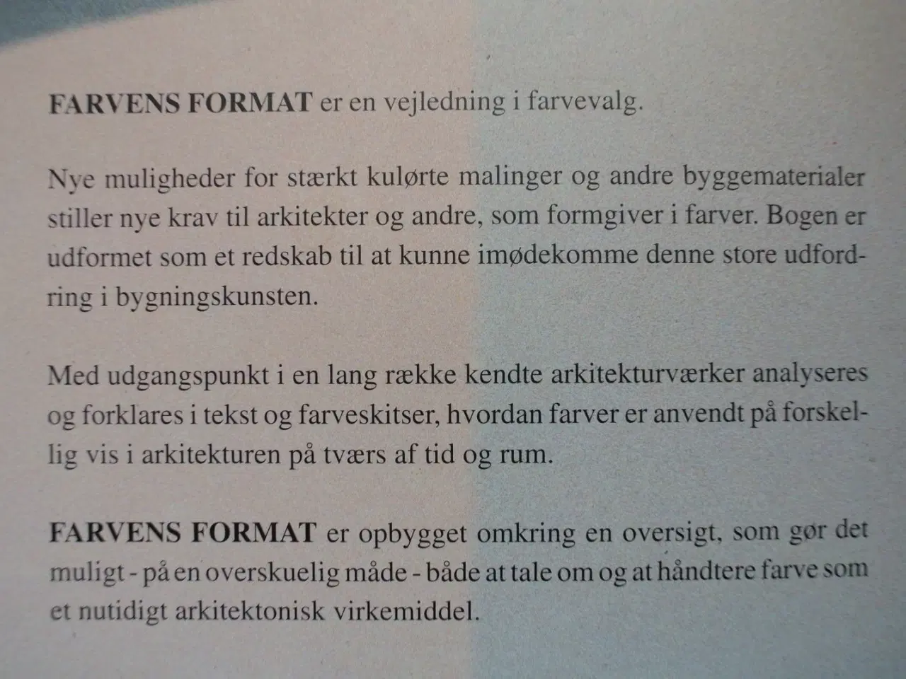 Billede 6 - farvens format - en vejledning i farvevalg, af ann