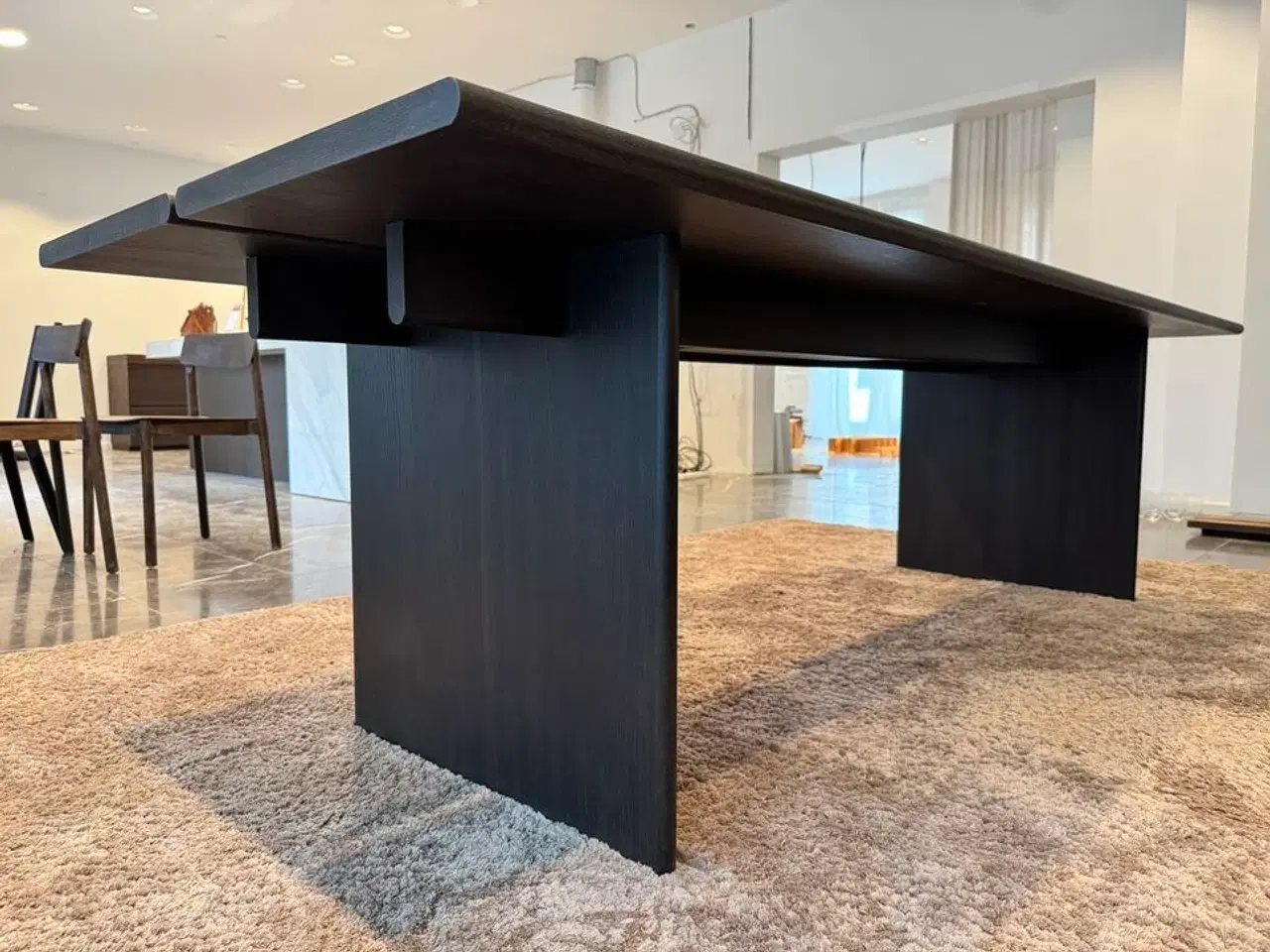 Billede 8 - Plankebord i massiv røget eg