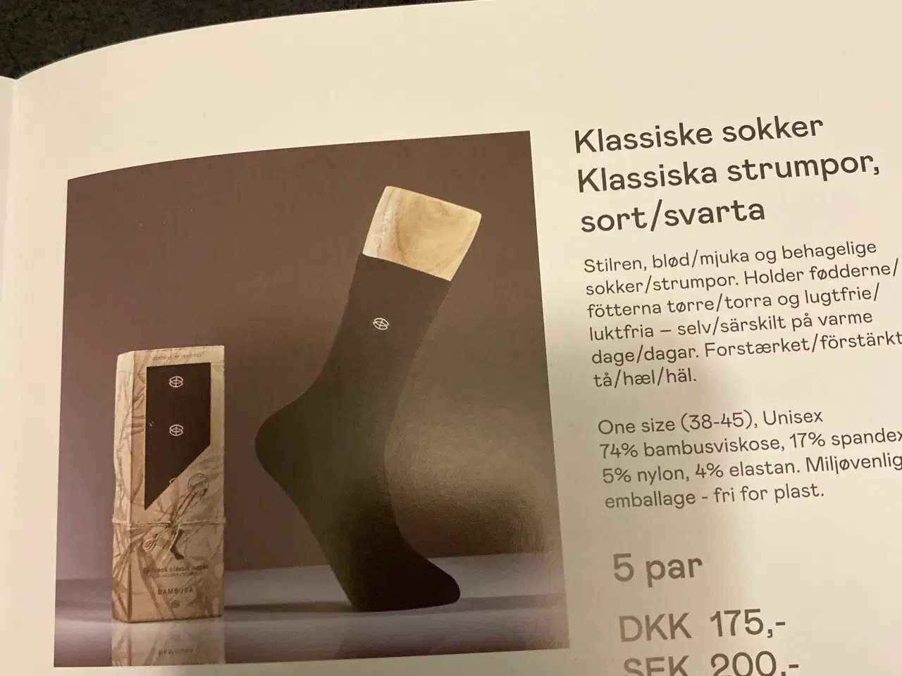 Billede 2 - Bambusa strømper