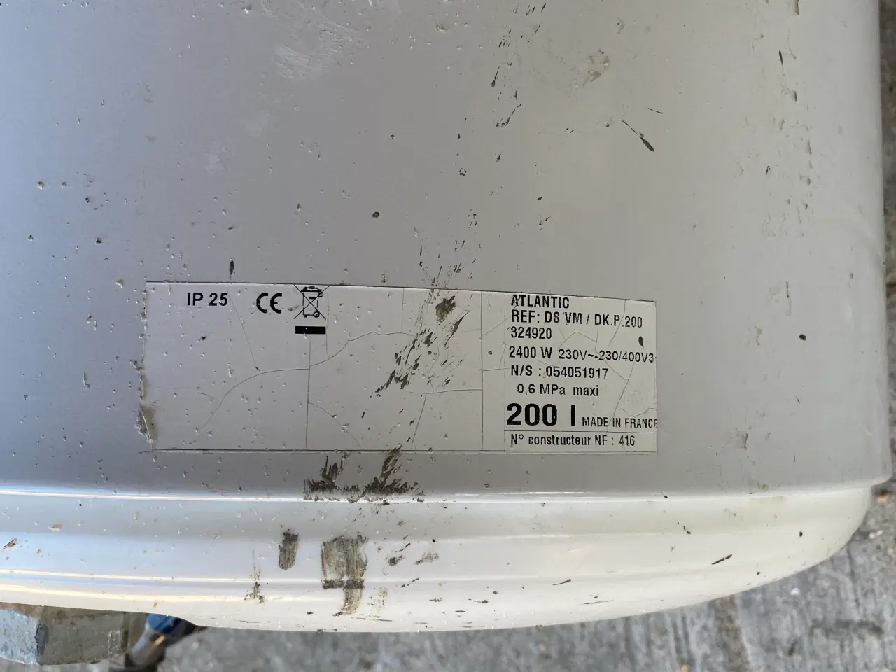 Billede 2 - Vamrtvandsbeholder 200l