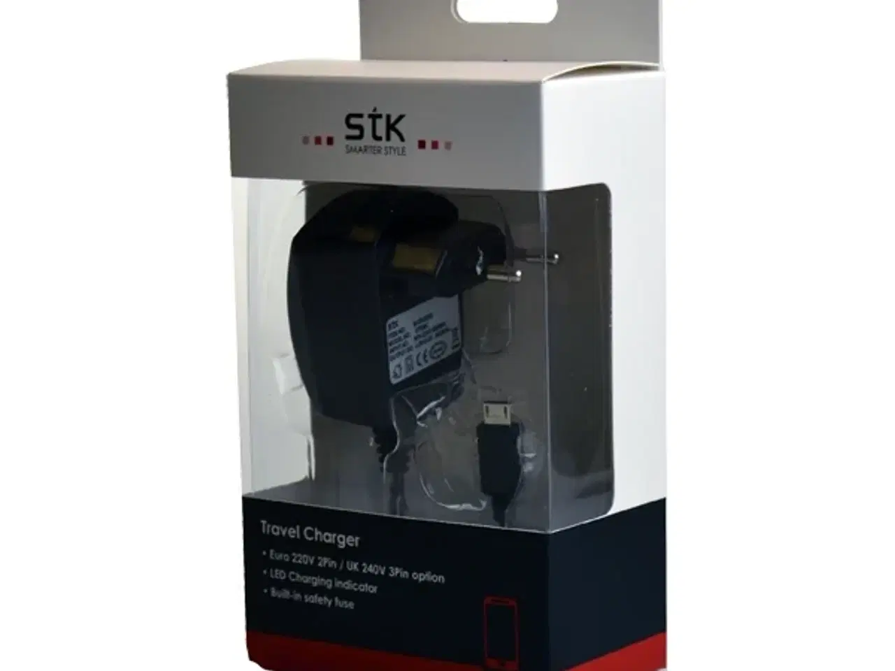 Billede 1 - Ladeadaptor 220v micro USB