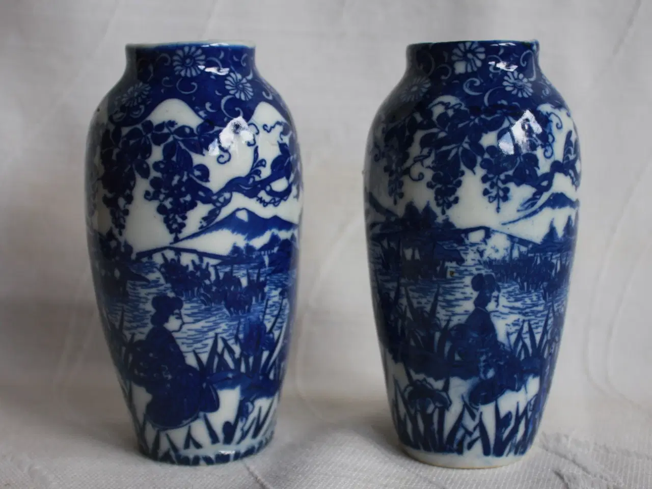Billede 1 - 2 små japanske vaser