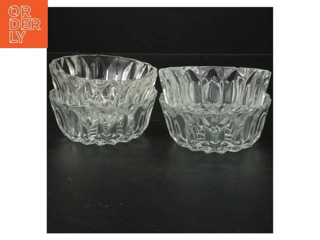 Billede 1 - Krystalskåle sæt (str. Ø 11x4 cm)