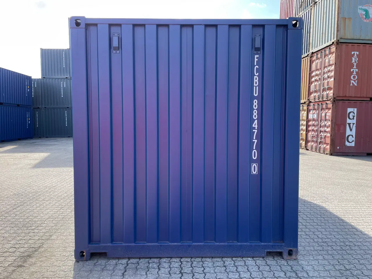 Billede 4 - 20´ fods Container i farve Ral: 5013 nye one way