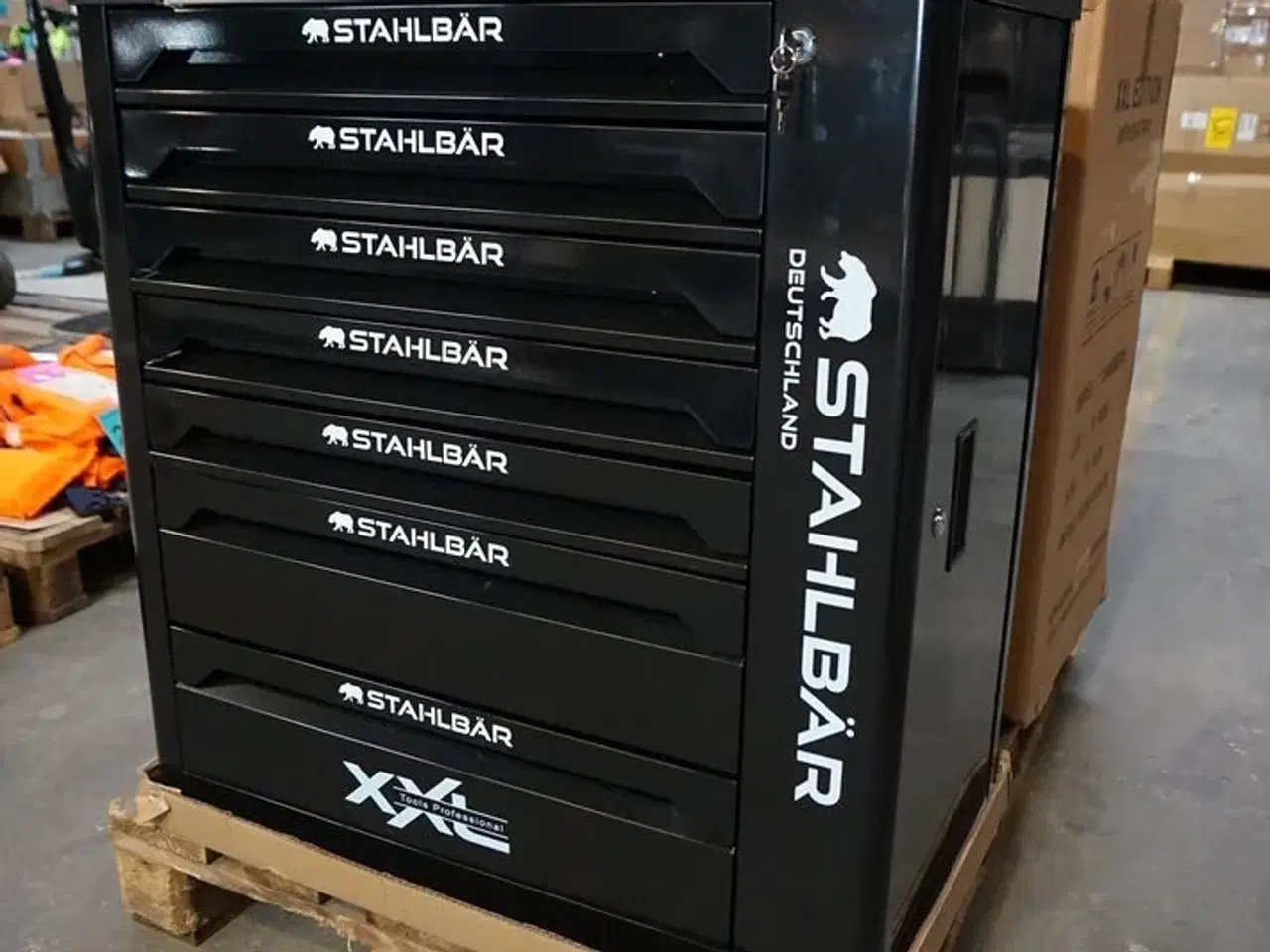Billede 3 - Værktøjsvogn, Stahlbär, 7 skuffer inkl. Værktøj