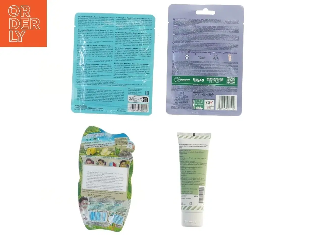 Billede 2 - Ansigtsmasker sæt (str. 4 stk 15 cm)