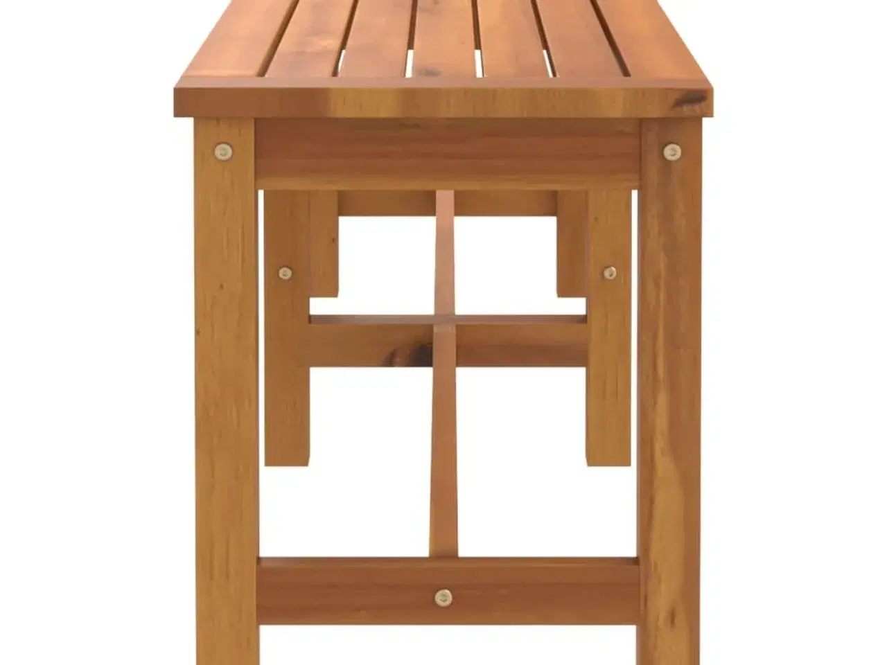 Billede 4 - Havebænk 150x35x45 cm massivt akacietræ