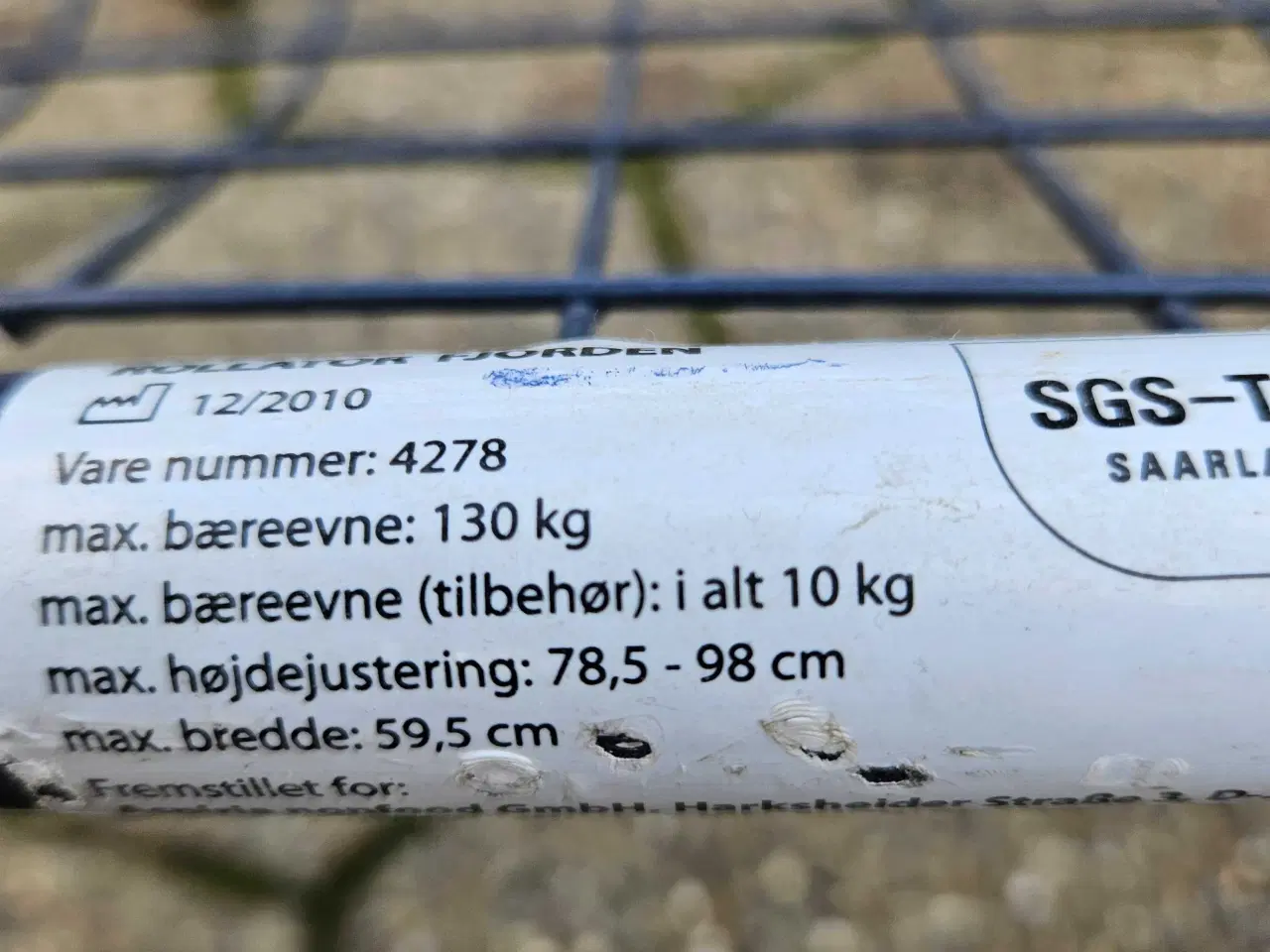 Billede 2 - Rollator SGS-TŰV SAARLAND sælges