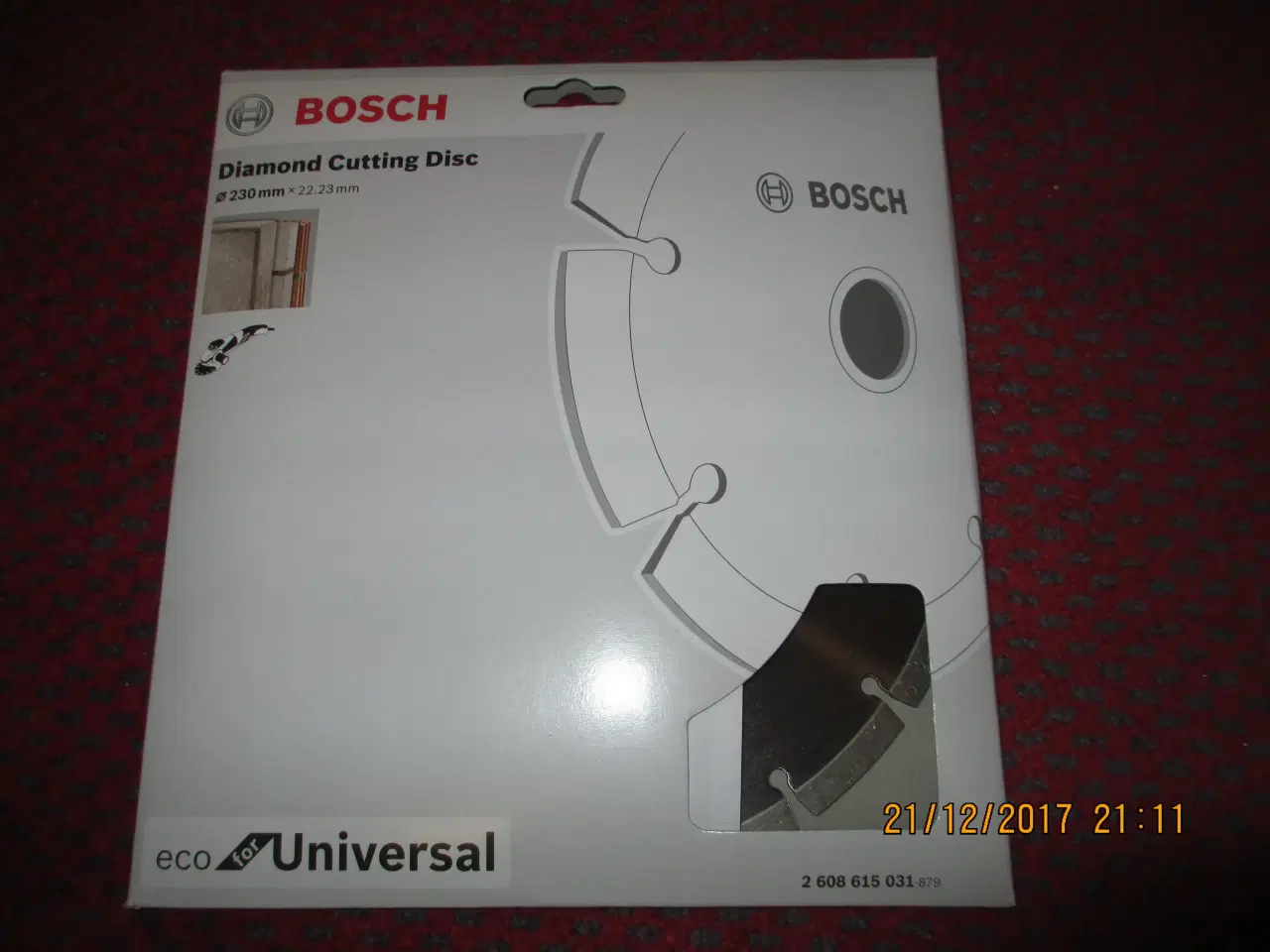 Billede 1 - Diamantskære skive 230 mm Bosch NY