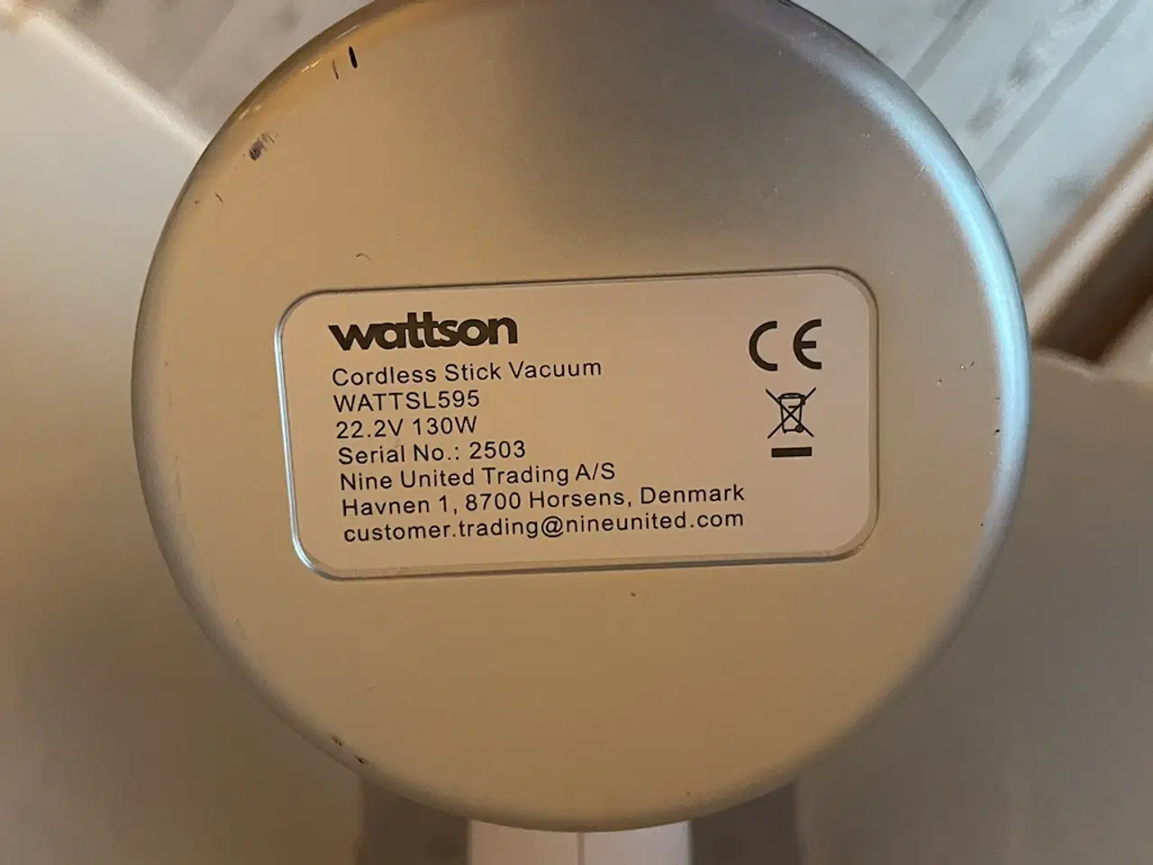 Billede 2 - ledningsfri støvsuger fra Wattson