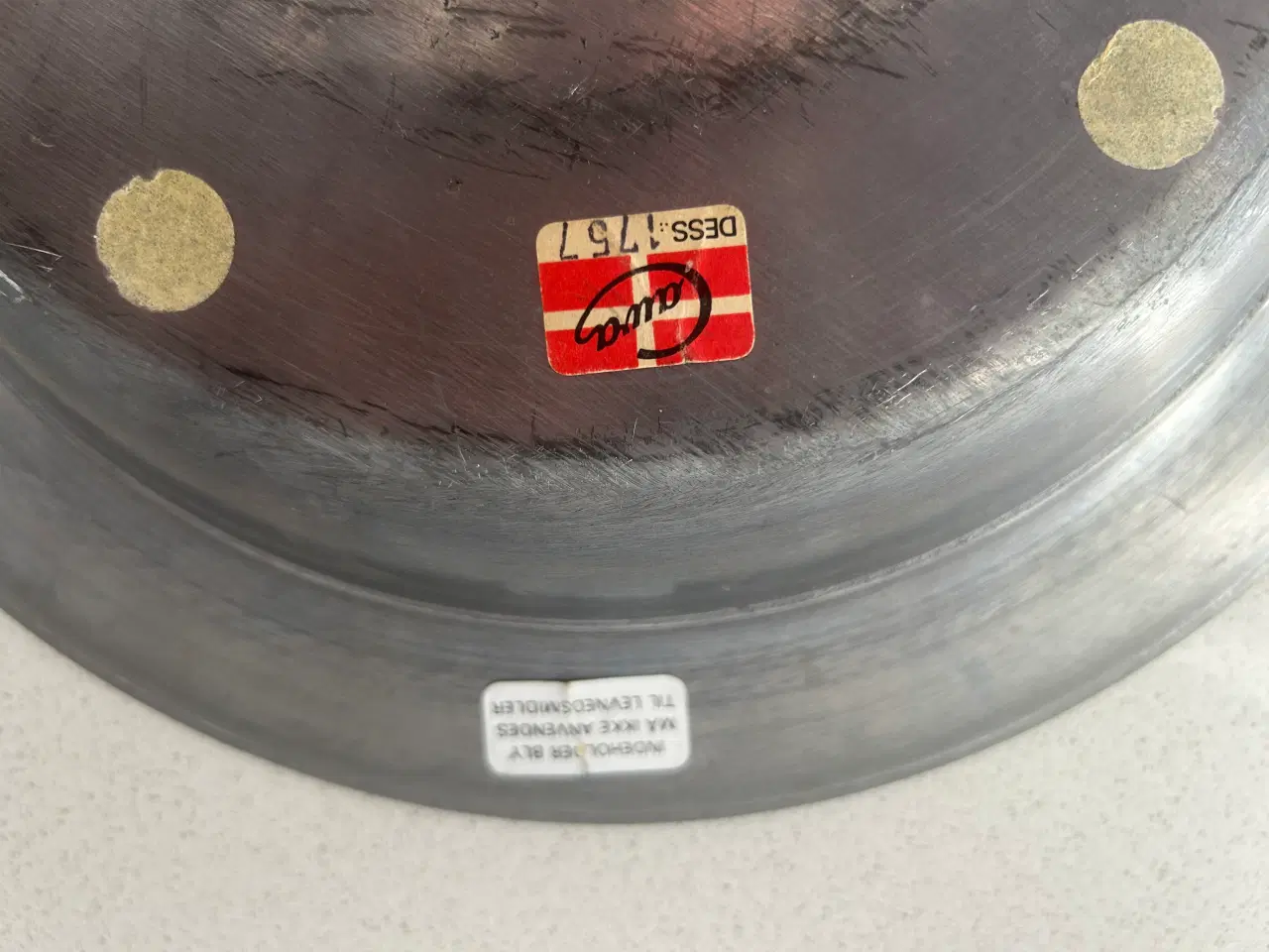 Billede 3 - Tin fad/skål/tallerken stor og lille