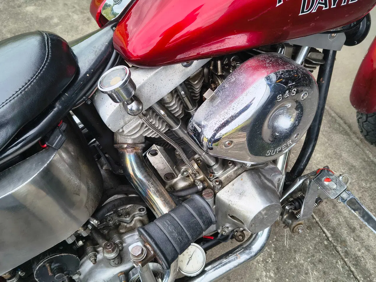 Billede 5 - Harley Davidson Årg 1977