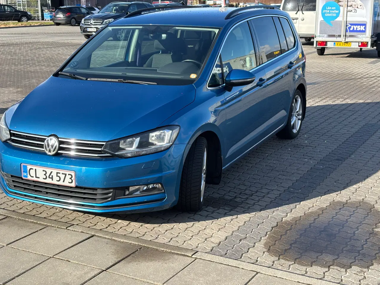 Billede 1 - Vw touran 7 per. Med træk og nysynet.