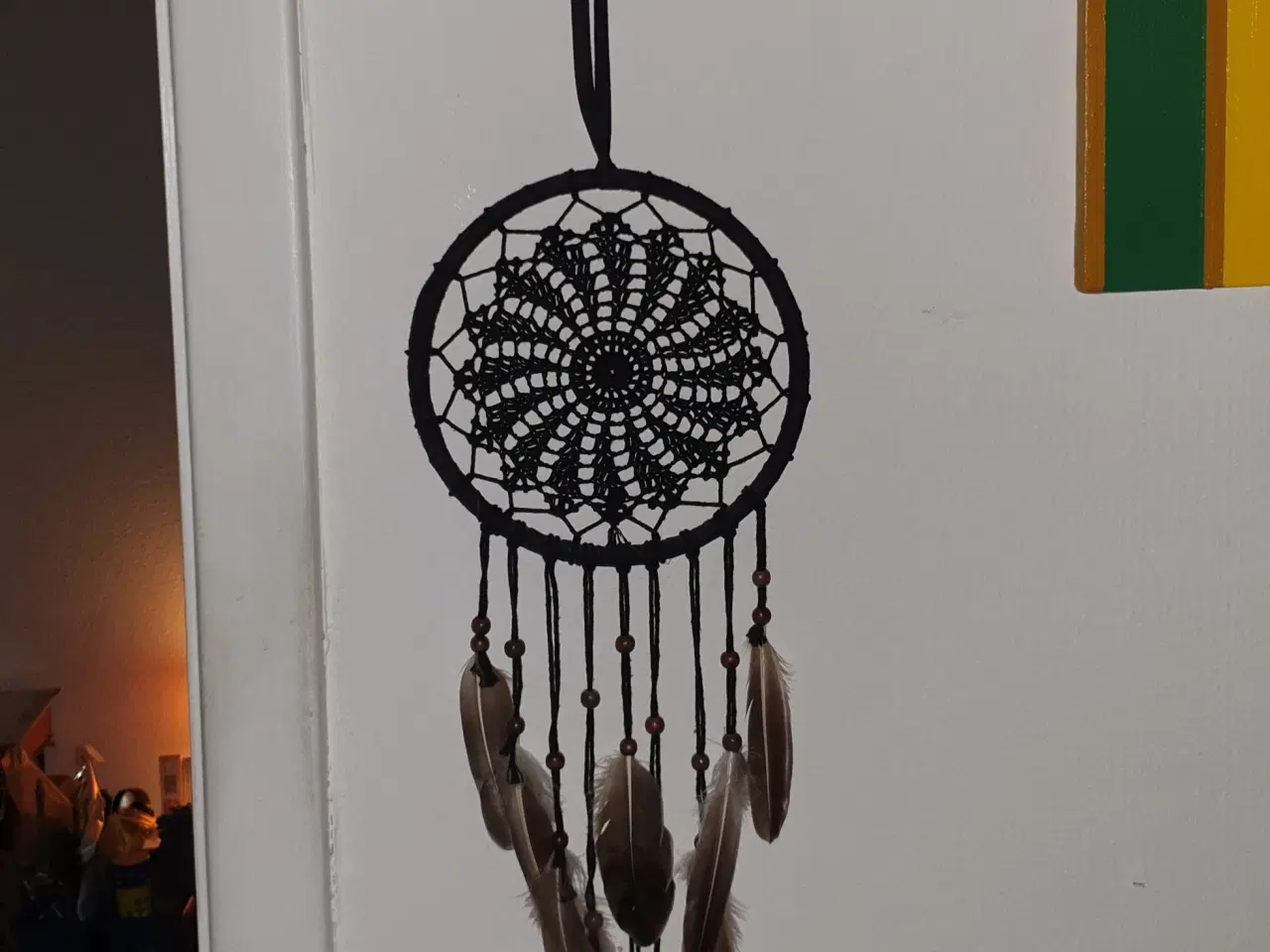Billede 1 - Drømmefanger sort m fjer