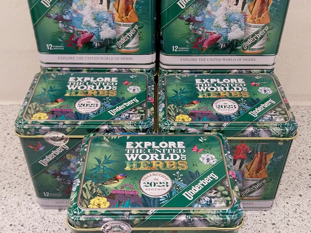 Billede 3 - Underberg årsdåser / metaldåser 25 stk.