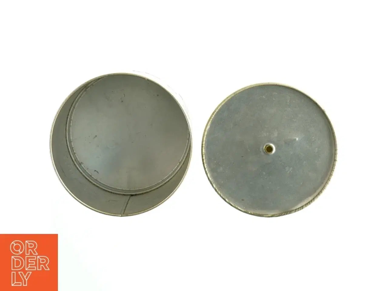 Billede 2 - Vintage opbevaringsdåse med låg (str. 16 cm)