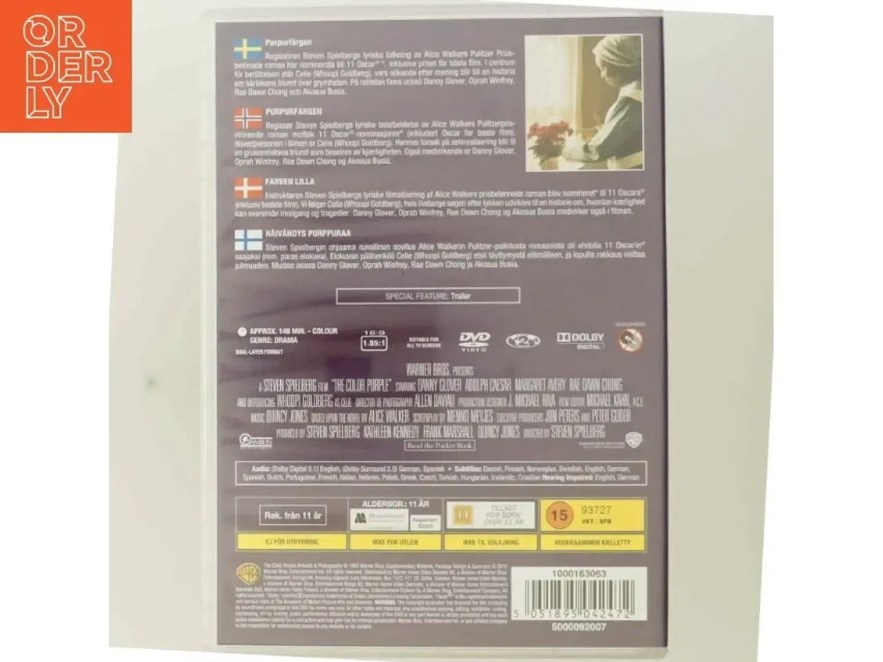 Billede 3 - DVD &#39;The Color Purple&#39; fra Warner Bros.