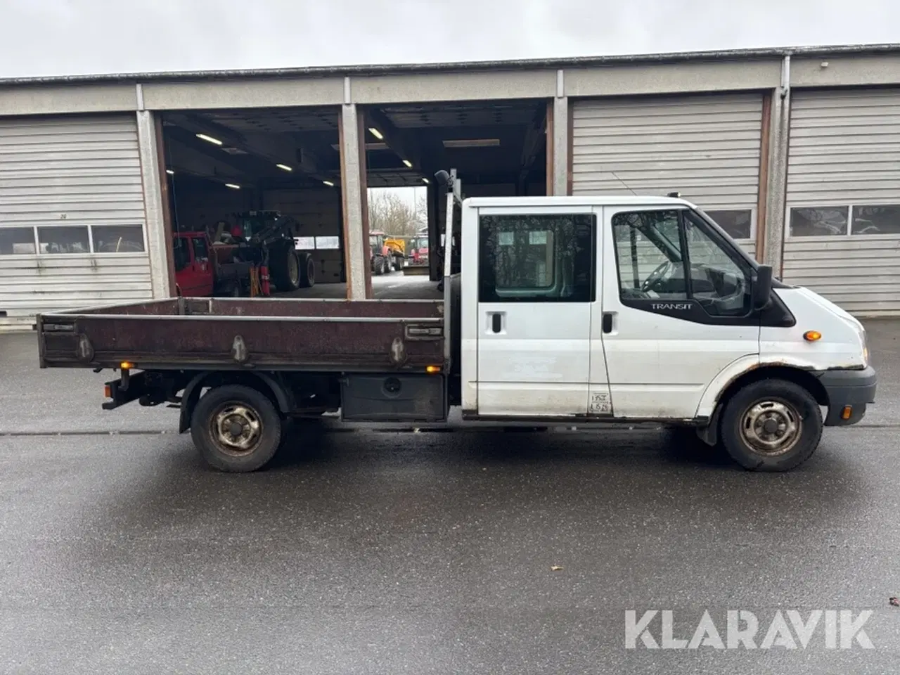 Billede 6 - Mandskabsbil Ford Transit med lad