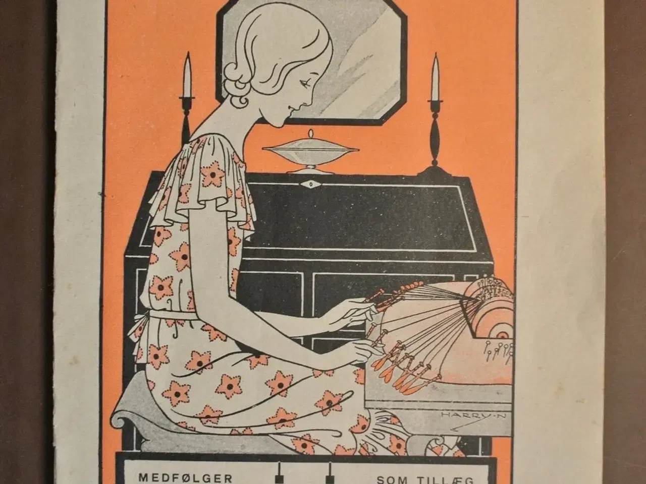 Billede 1 - kniplebog nr. 6, emne: håndarbejde