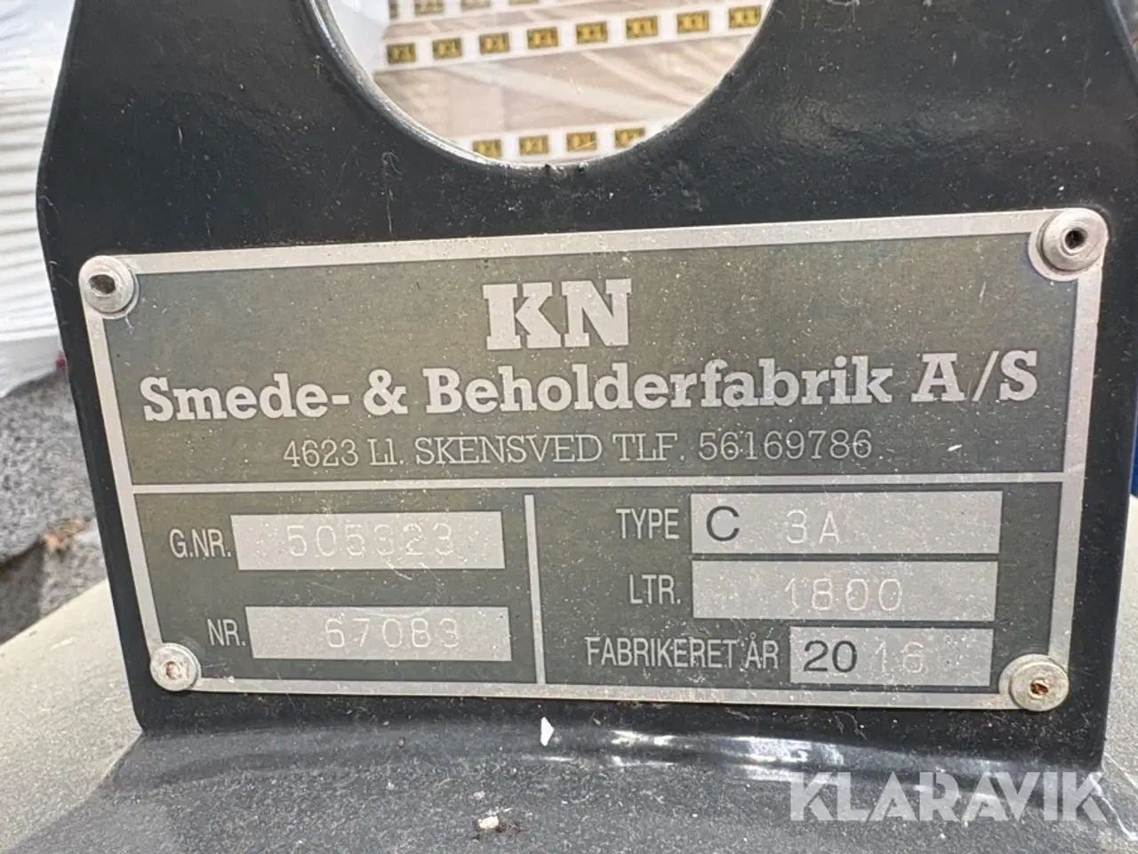 Billede 3 - Olietank KN C3A