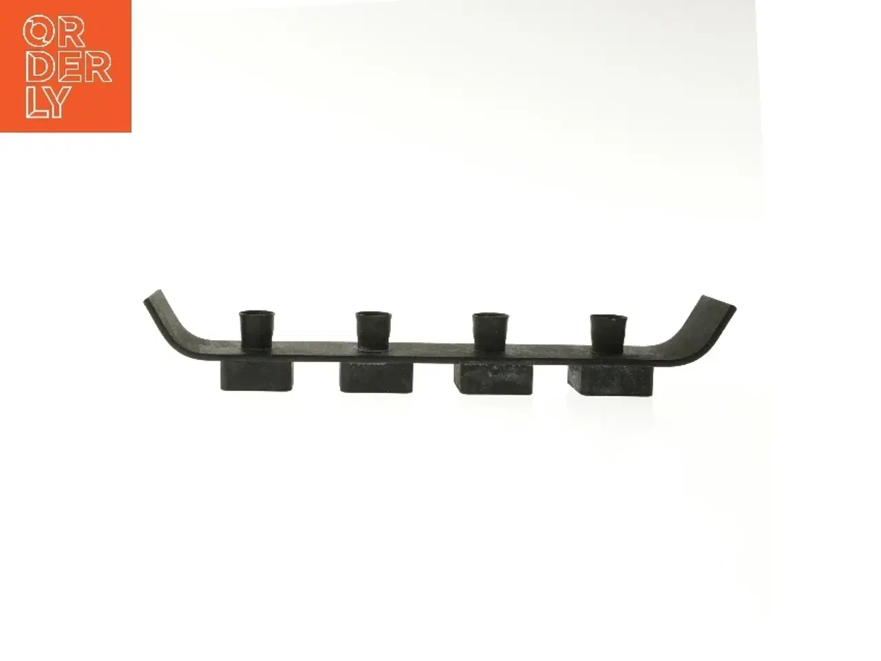 Billede 1 - Advents lysestage i støbejern (str. 41x6 cm)