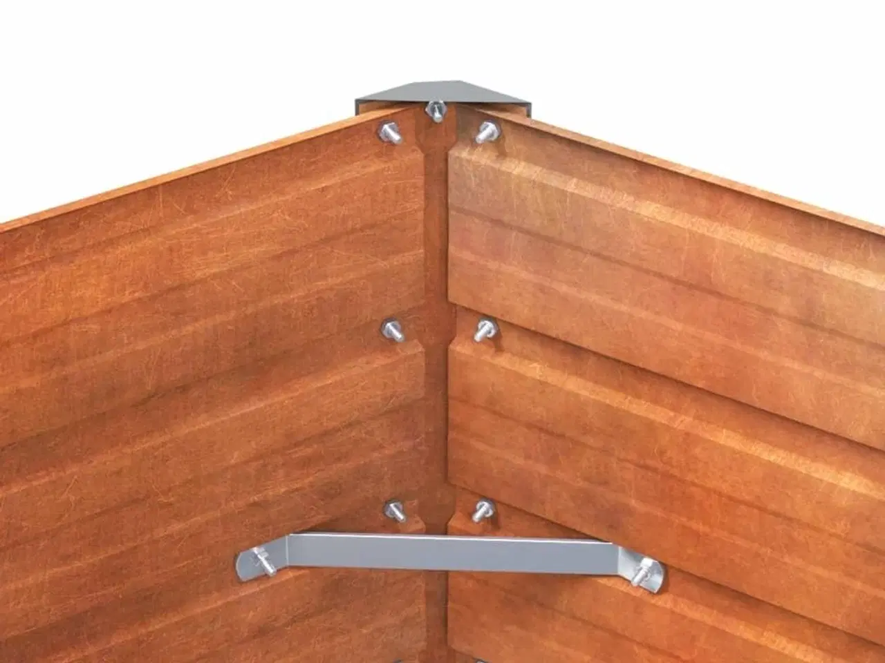 Billede 7 - Højbed 100x40x45 cm cortenstål rustfarvet