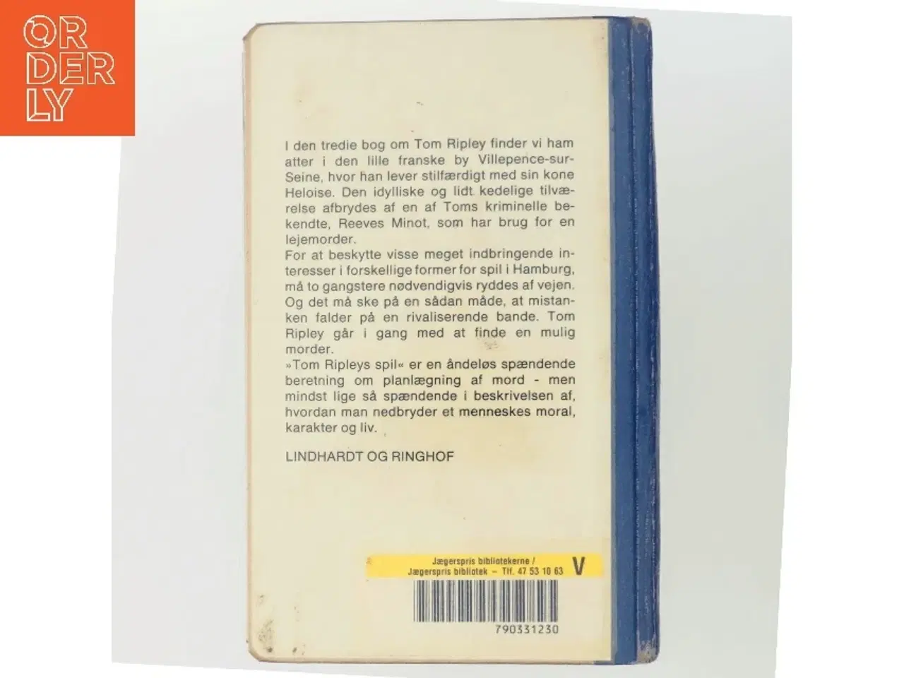 Billede 3 - Tom Ripleys spil af Patricia Highsmith (Bog)