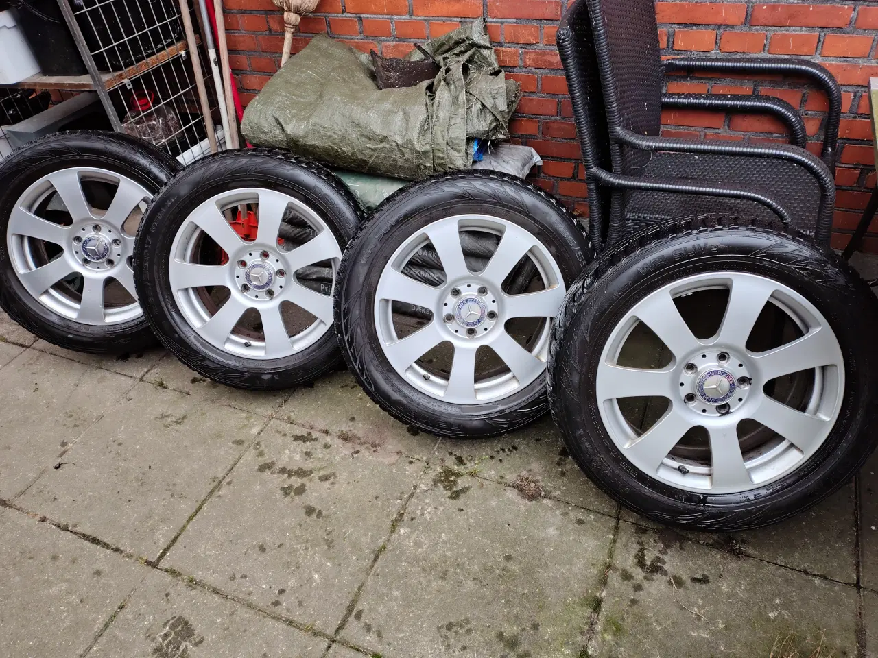 Billede 2 - Vinterhjul Dæk med fælge