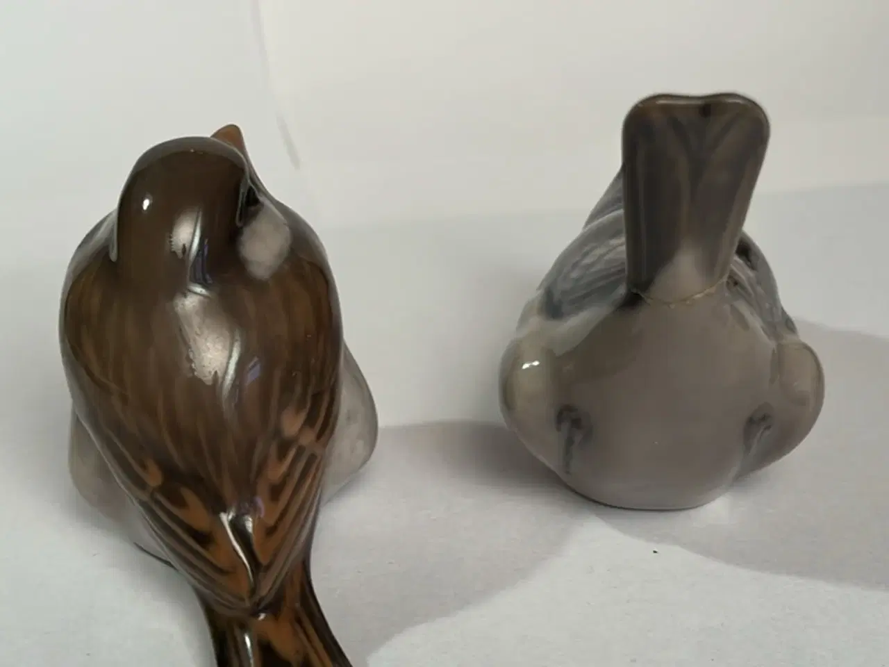 Billede 2 - Royal Copenhagen gråspurve fugle.