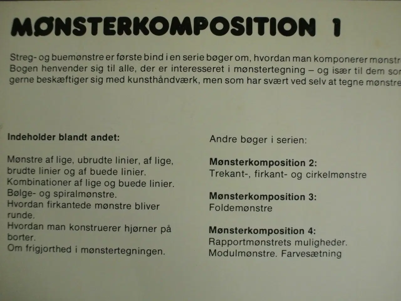 Billede 2 - mønsterkomposition 1-4, af sara nea