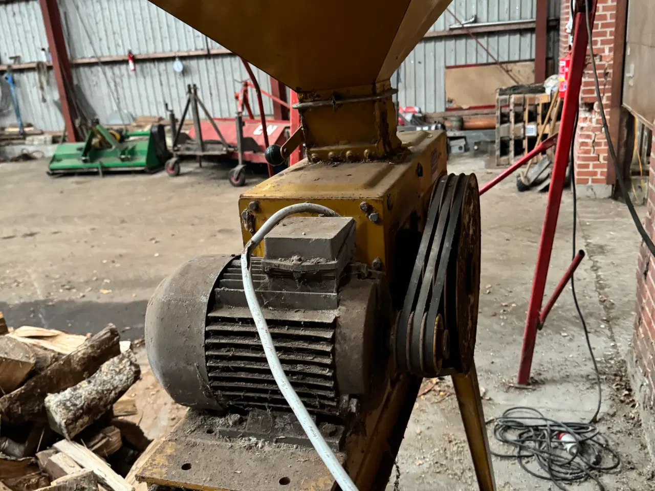 Billede 4 - Kornvalse Skiold Sæby 400v med silo