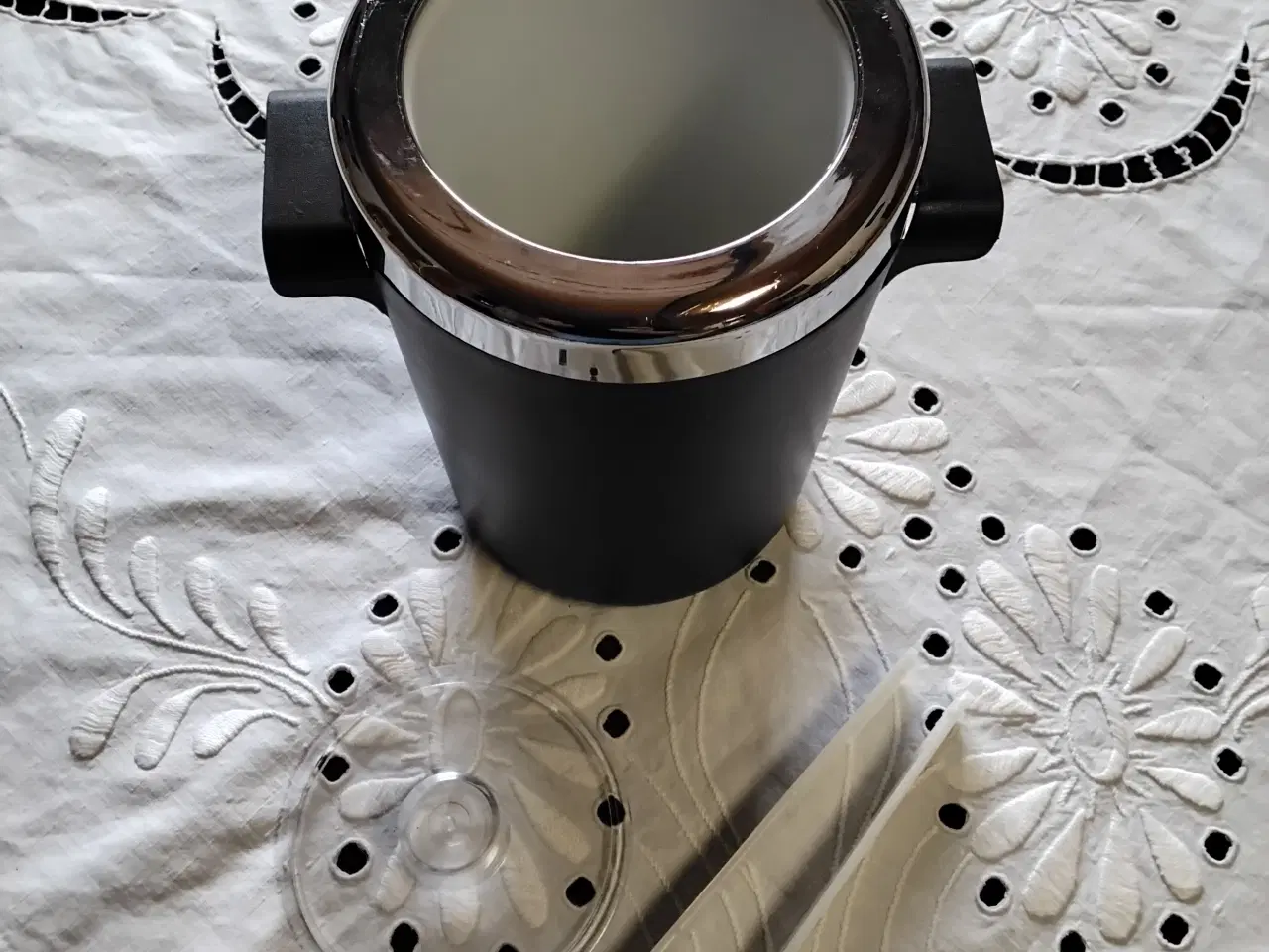 Billede 6 - Vinkøler / isspand med 4 køleelementer, låg, tang