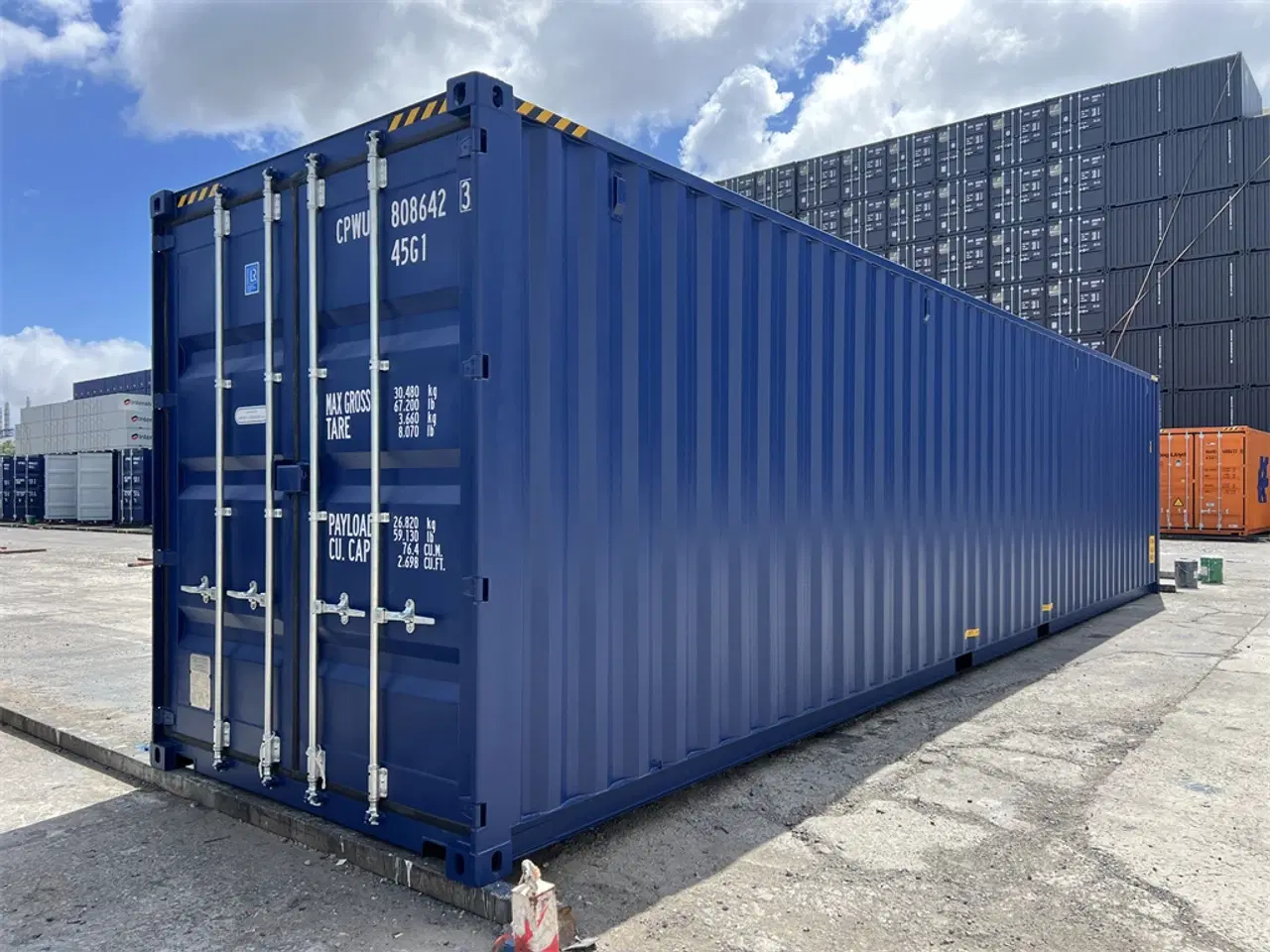 Billede 2 - 40'HC ny container - RAL 5013 - Aarhus