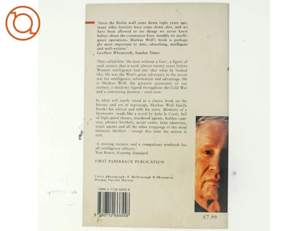 Billede 3 - Memoirs of a spymaster (Bog)