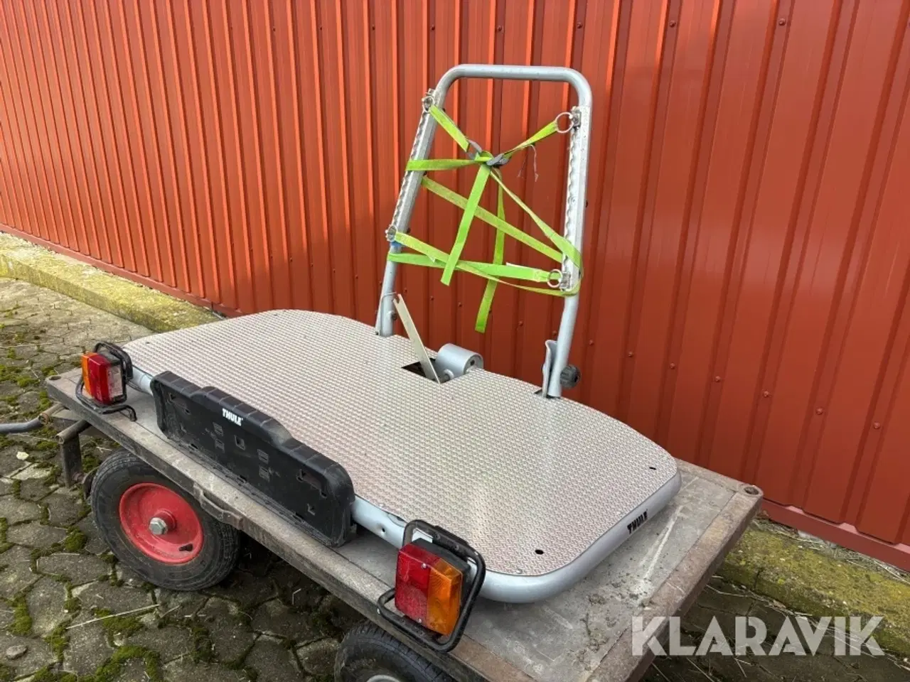 Billede 2 - Cykelanhænger Thule ombygget