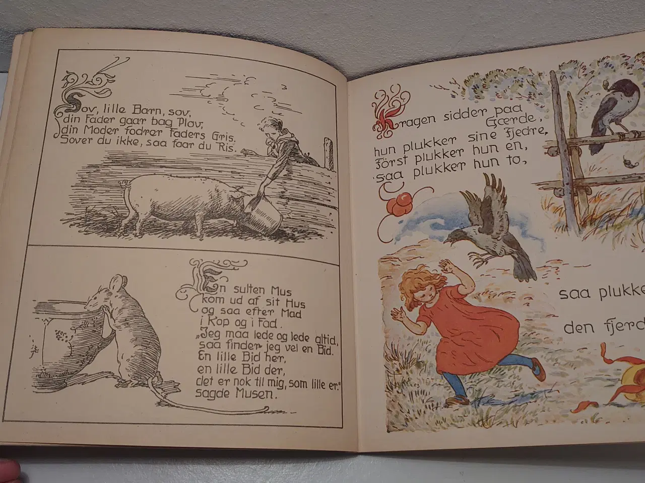 Billede 4 - Louis Moe: Gamle Børnerim og Lege. uden år.Ca 1930
