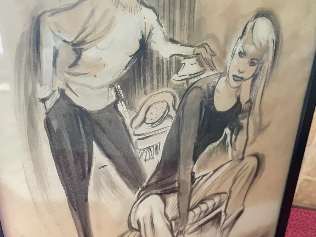 Billede 2 - Original tegning af Christel Marott