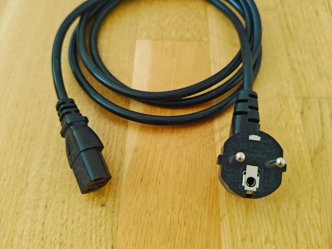 Billede 2 - Standard 230V netkabel - 1.8 m.