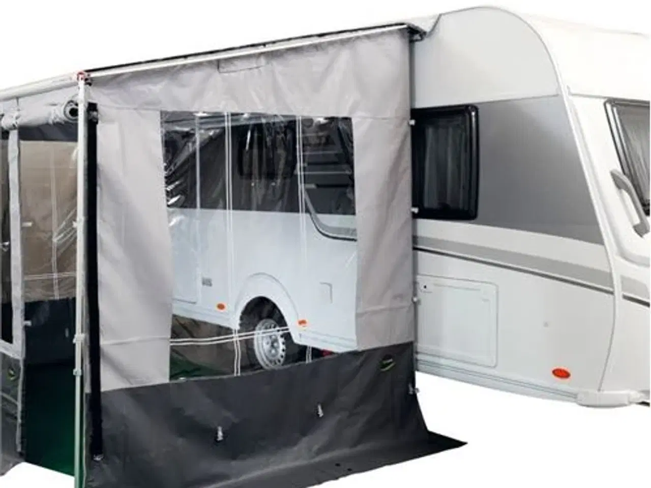 Billede 1 - 2 stk Wecamp markisesider med stænger