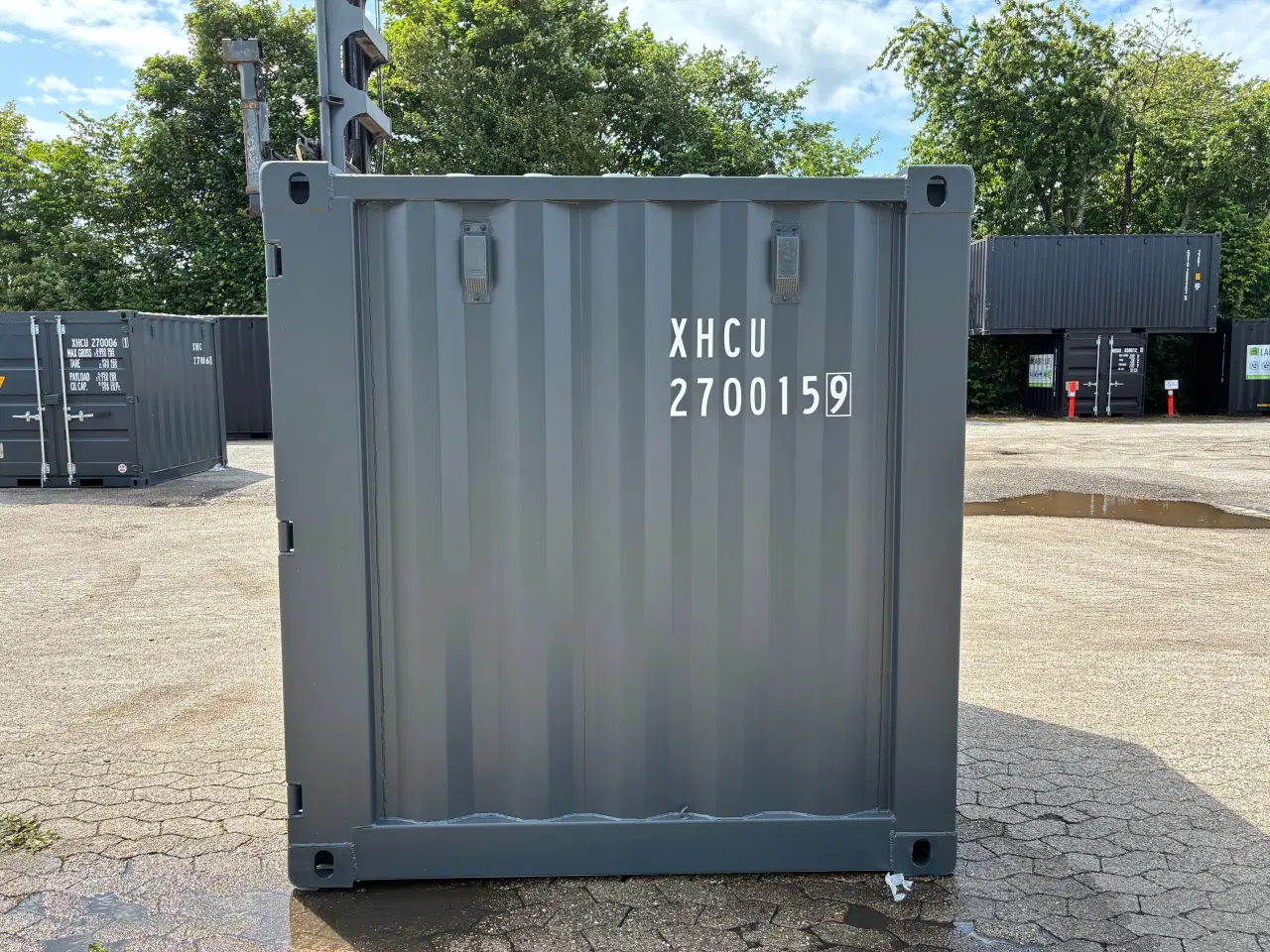 Billede 3 - Ny 6 fods Container - Koksgrå Ral: 7016