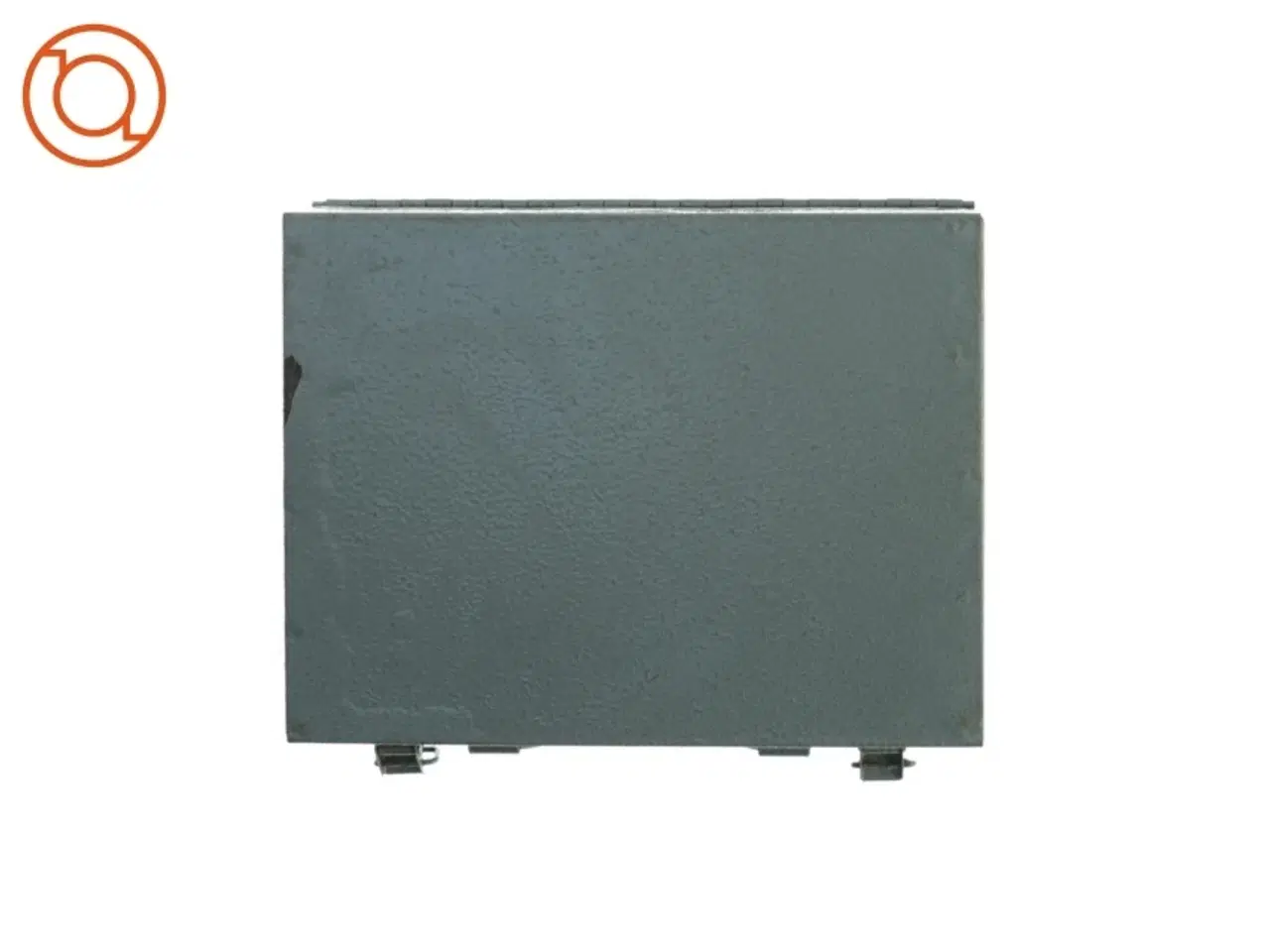 Billede 4 - Lille grå metalkuffert (str. 23 x 17 x 4 cm)