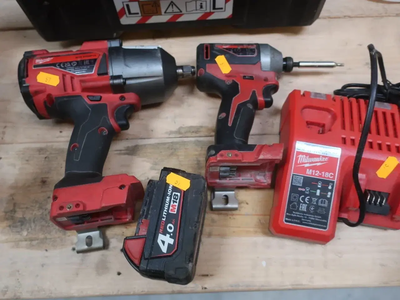 Billede 2 - 3 stk. akku håndværktøj MILWAUKEE