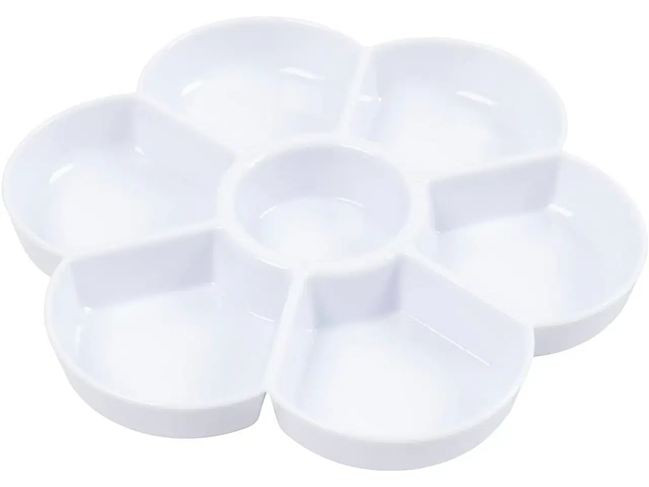 Billede 1 - Palette, diam. 17,5 cm, hvid, 1 stk.