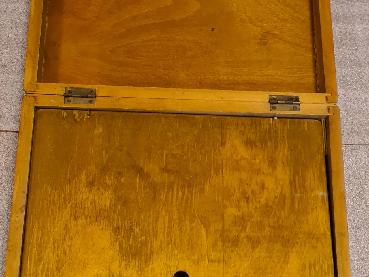 Billede 2 - Stelling retro træ æske