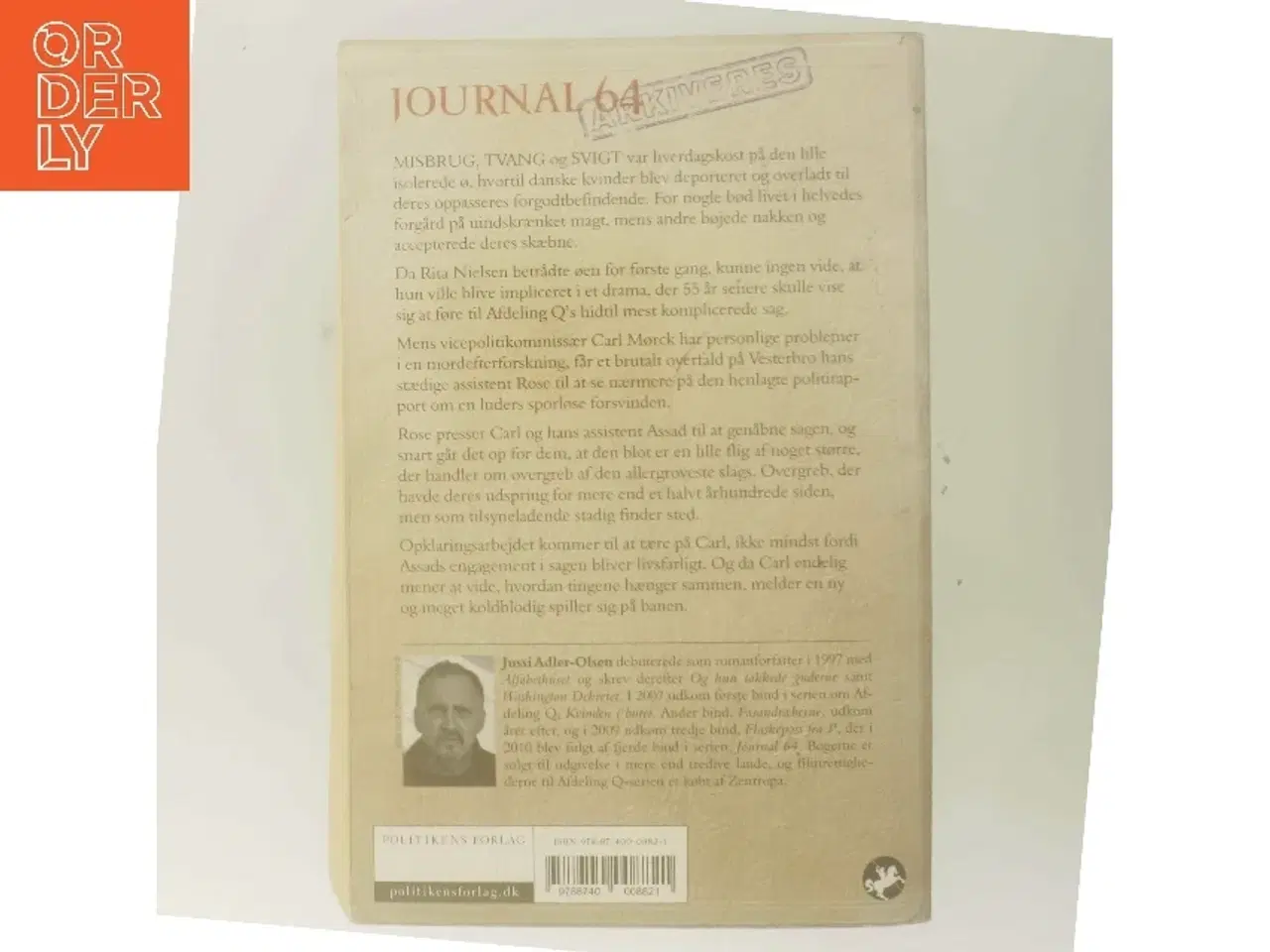Billede 3 - Journal 64 : krimithriller af Jussi Adler-Olsen (Bog)
